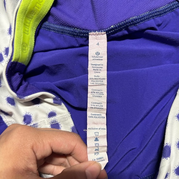 Lululemon athletica skirt purple size 4 - Picture 4 of 4